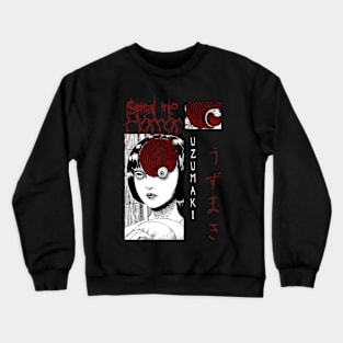 Spiral into horror Crewneck Sweatshirt